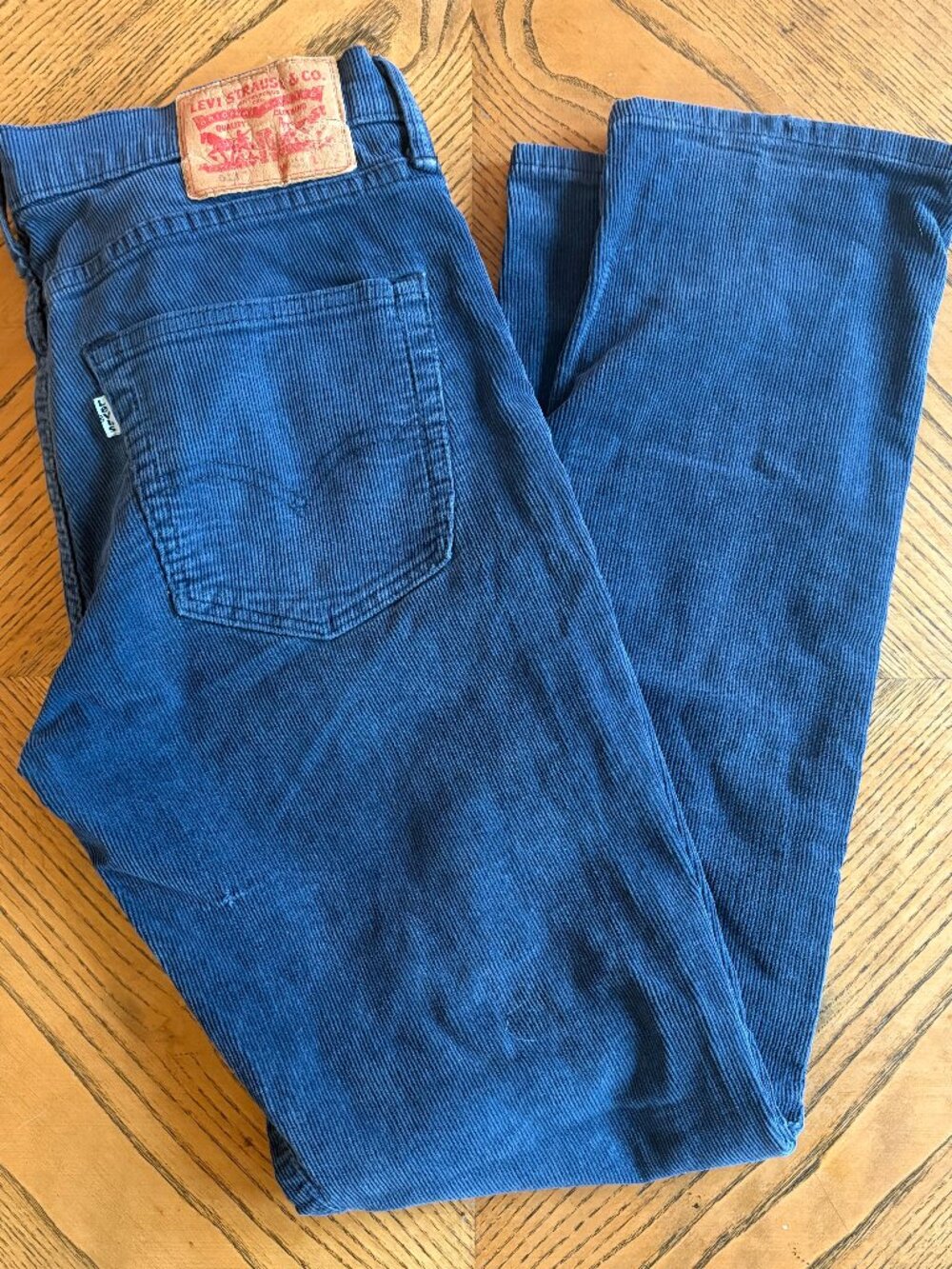 Levi's 511 Slim Fit Blue Corduroy Pants Men's 30x32